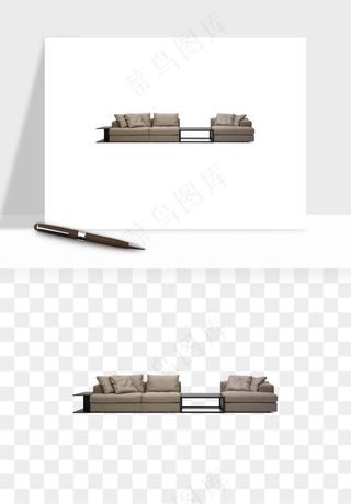 现代沙发家具png免抠