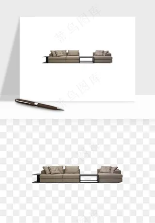 现代沙发家具png免抠