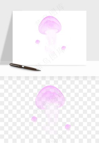 水母章鱼海底生物png免抠图