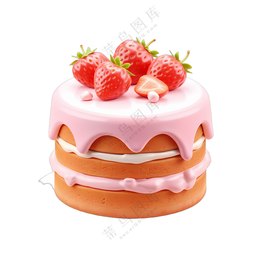 草莓奶油蛋糕 (1)