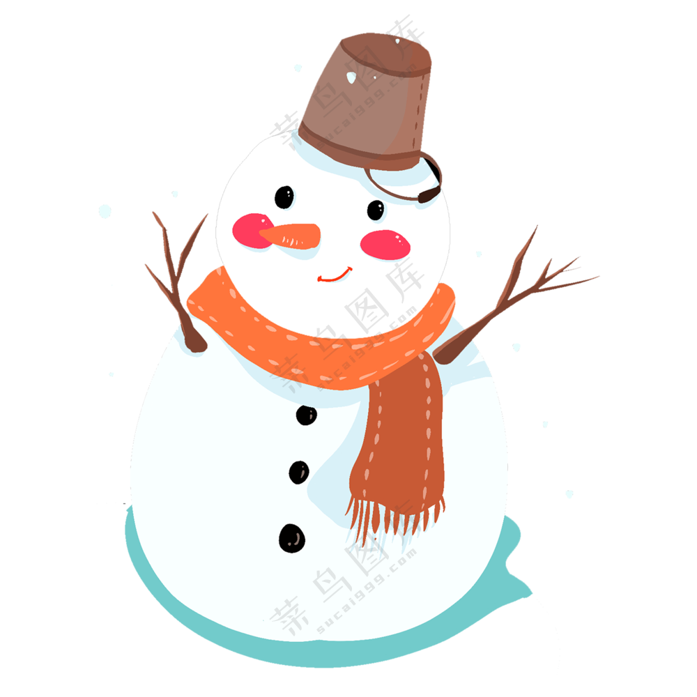 雪人免抠元素