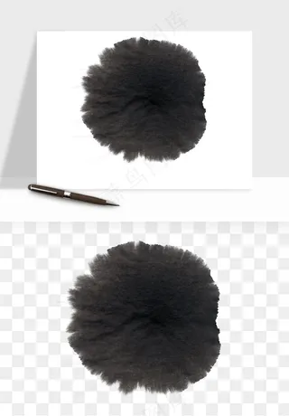 墨迹水墨圆圈圆环边框