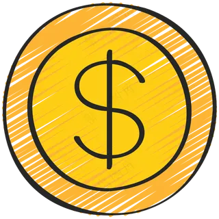 金币 铅笔手绘图标icon