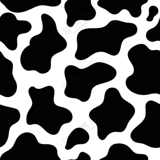 黑白抽象图案四方连续效果免抠图片