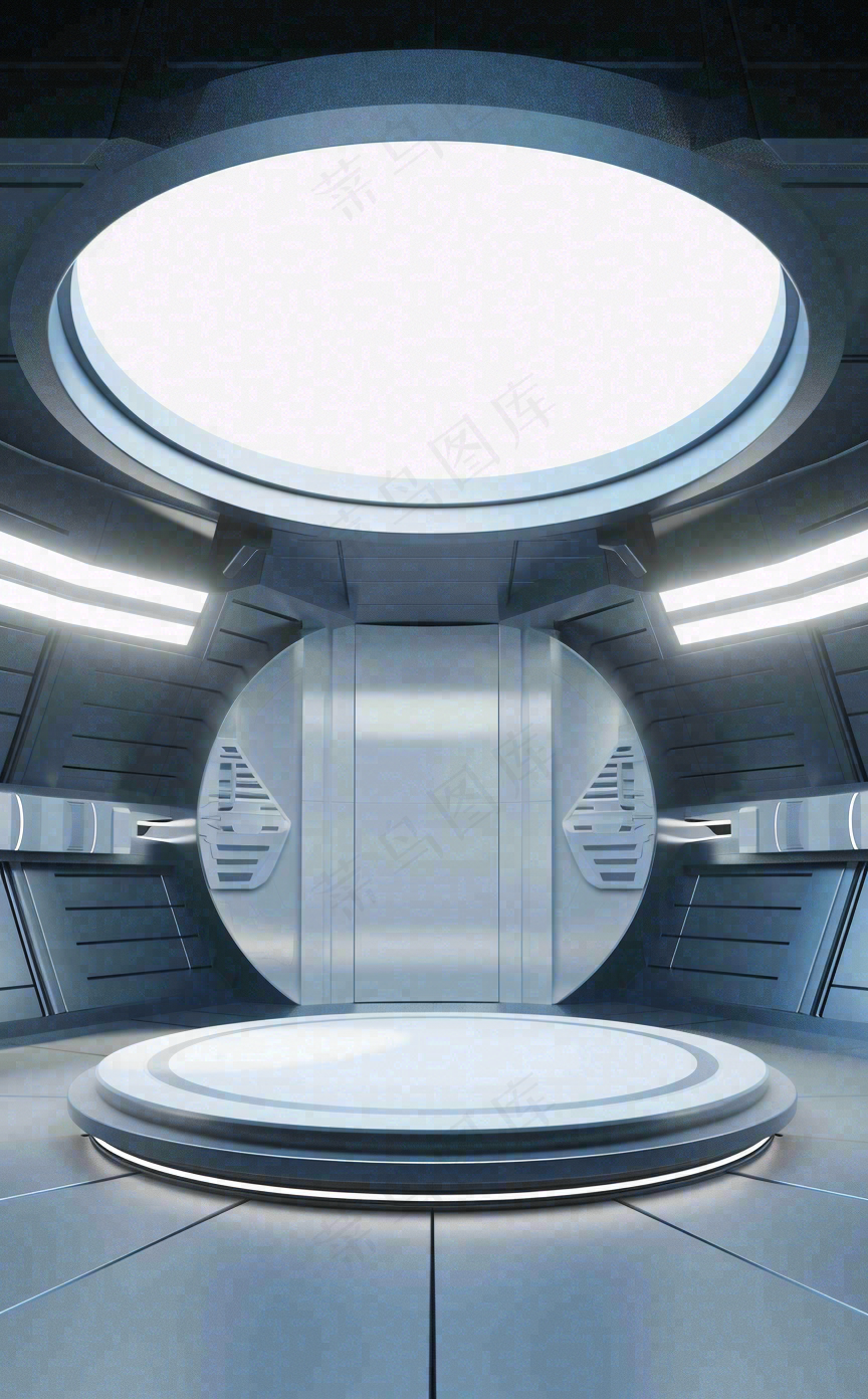 数码科技线光几何背景