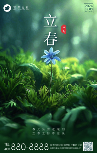 立春手机海报