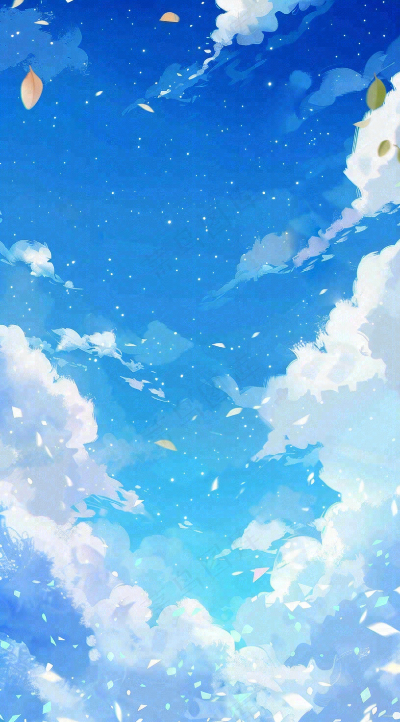 学生毕业季考试青春插画背景