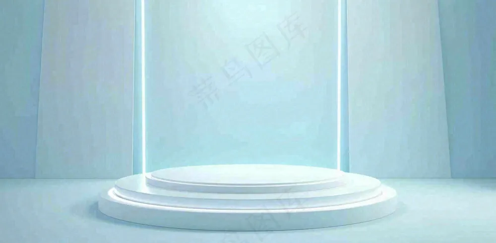 数码科技线光几何背景