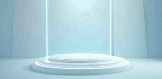 数码科技线光几何背景