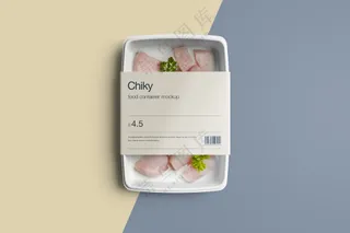 超市冷藏鲜肉食品保鲜盒样机30