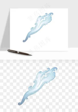 古风发簪头饰配饰png免抠