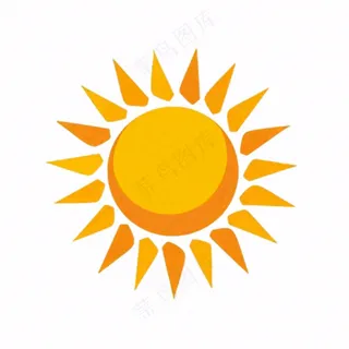 太阳天气卡通免抠