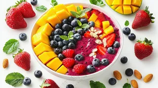 美食果盘沙拉果肉摄影水果新鲜美味