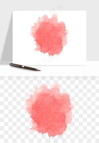 水彩泼墨涂鸦墨迹元素png免抠