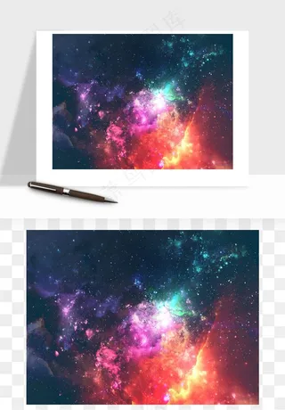 科幻星空宇宙银河系背景