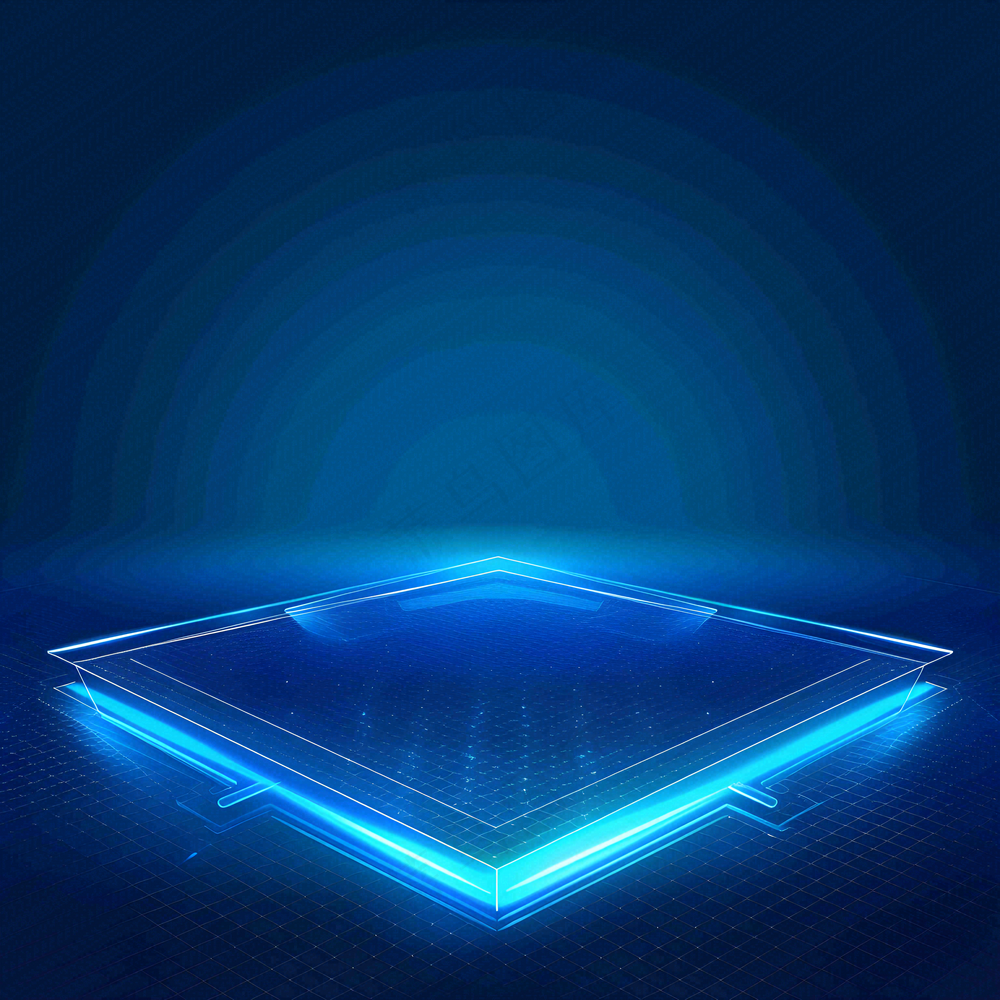 深蓝色科技背景