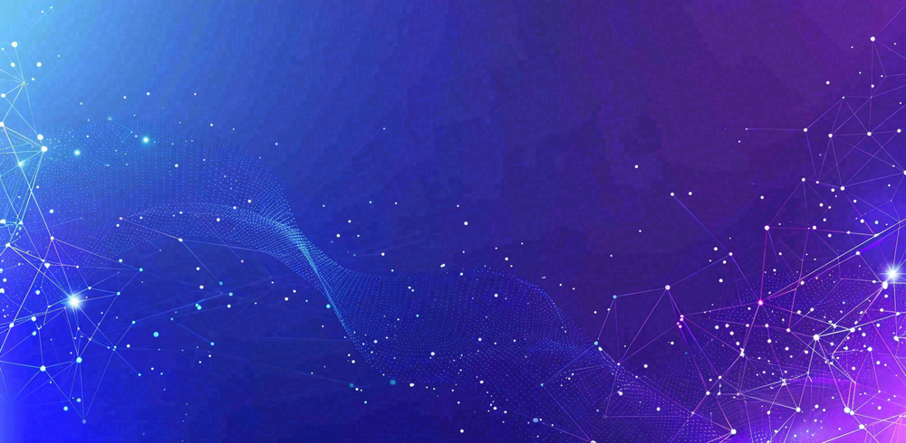数码科技线光几何背景