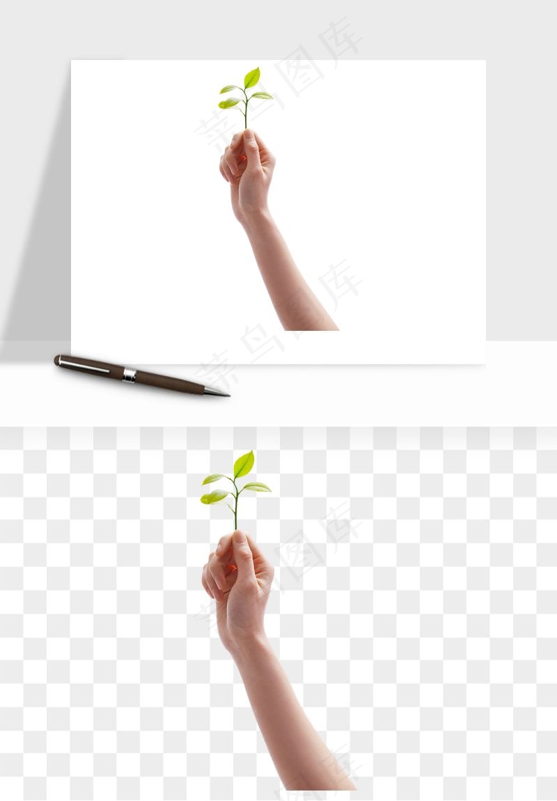 手势手部动作手指png免抠