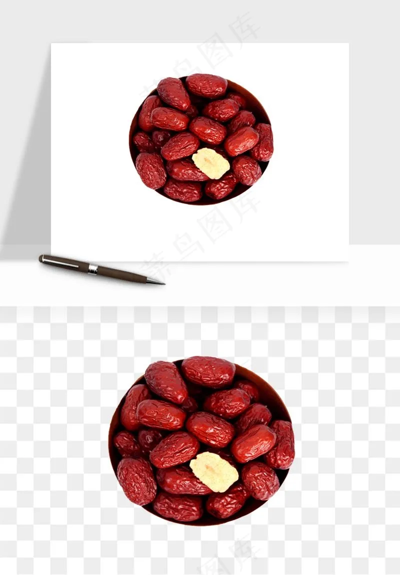 红枣大枣png免抠