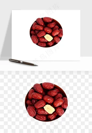 红枣大枣png免抠