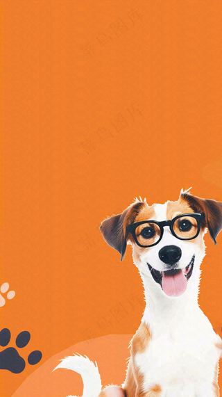 宠物常识宠物攻略猫狗卡通插画背景