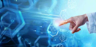 医生医疗健康人物介绍背景