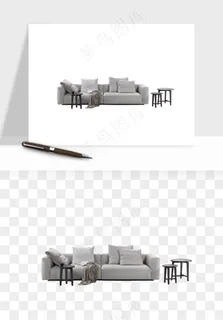 现代沙发家具png免抠