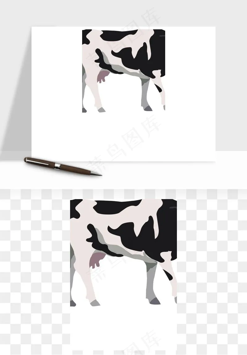 奶牛矢量