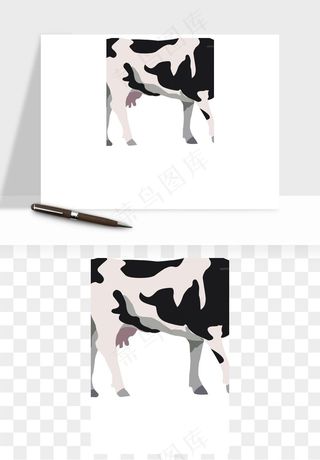 奶牛矢量