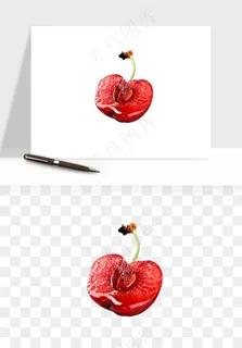 樱桃车厘子水果png免抠