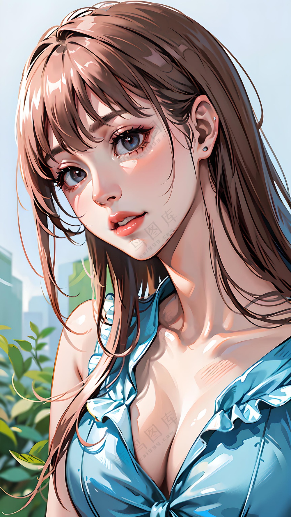 少女头像素材