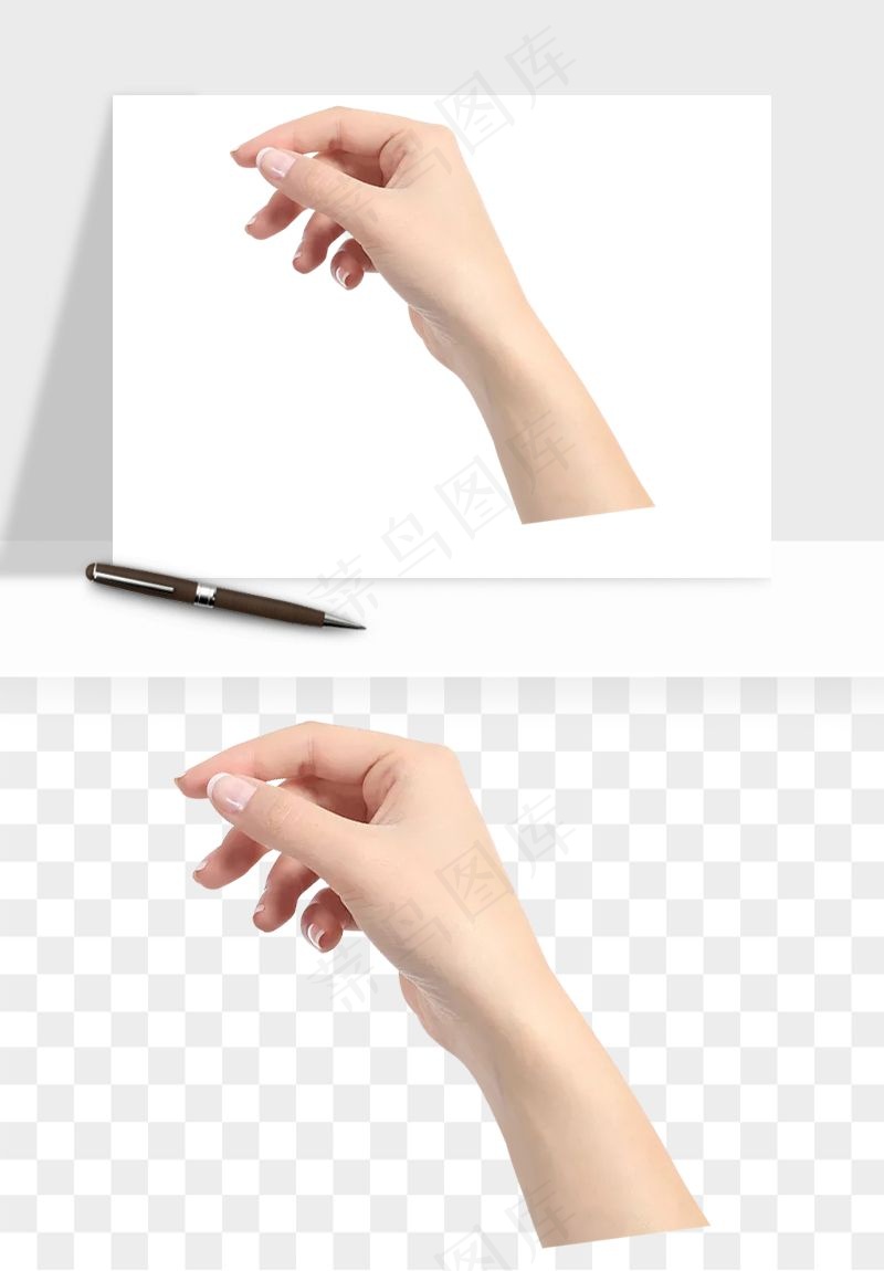 手势手部动作手指png免抠
