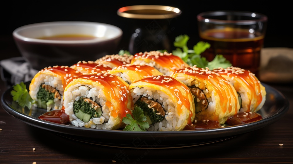 海苔寿司美食