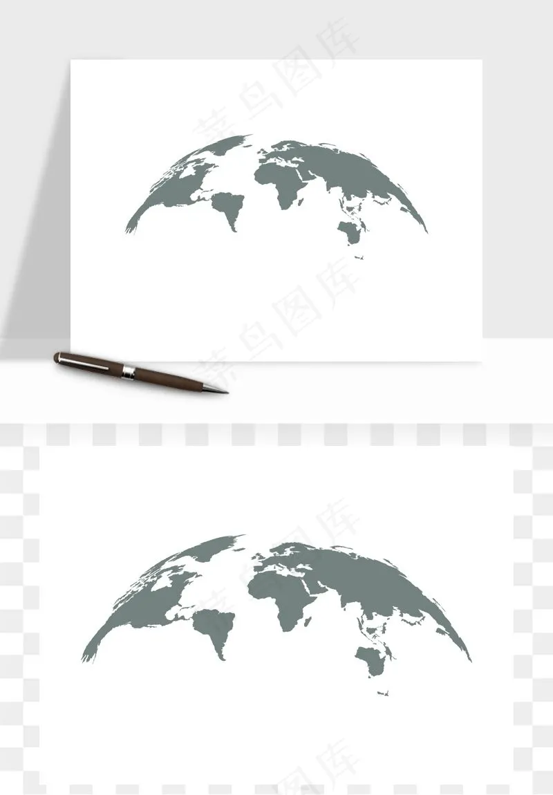 科技地球点线矢量png免抠