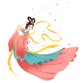 中秋嫦娥透明素材