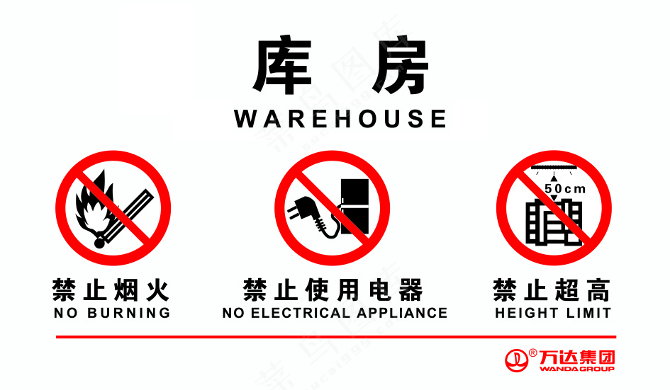 库房标识牌