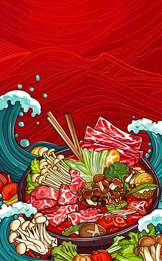 中餐美食食物背景