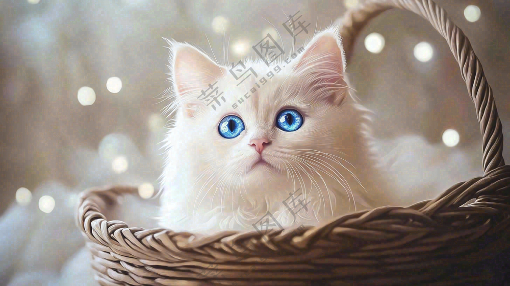 萌宠宠物猫咪动物可爱摄影图