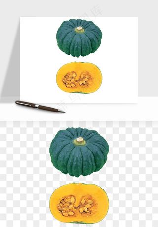 南瓜蔬菜png免抠