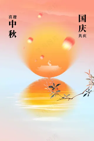 中秋节节日活动宣传海报