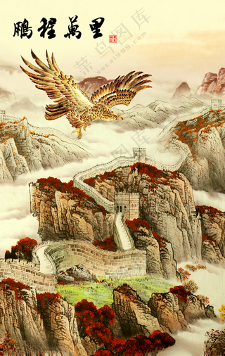 简约玄关壁画中堂画