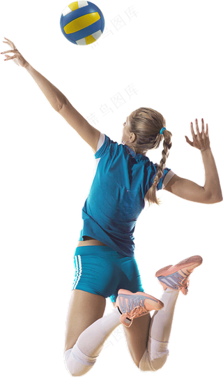 png免抠排球运动人物