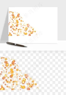 彩色光斑梦幻光点png免抠