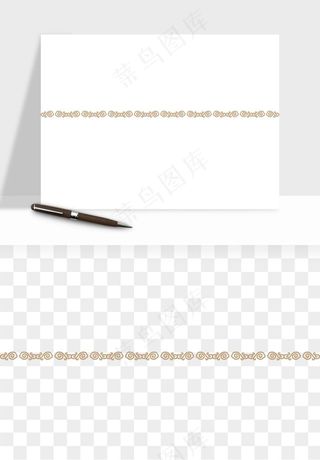 中式边框图案矢量png免抠