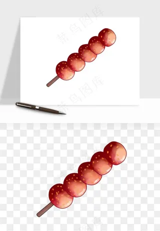 冰糖葫芦png免抠