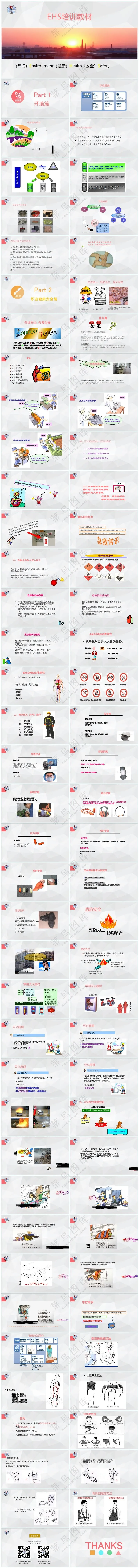 灰色职场风ehs培训综合版课件