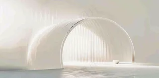 医美整形几何线条背景