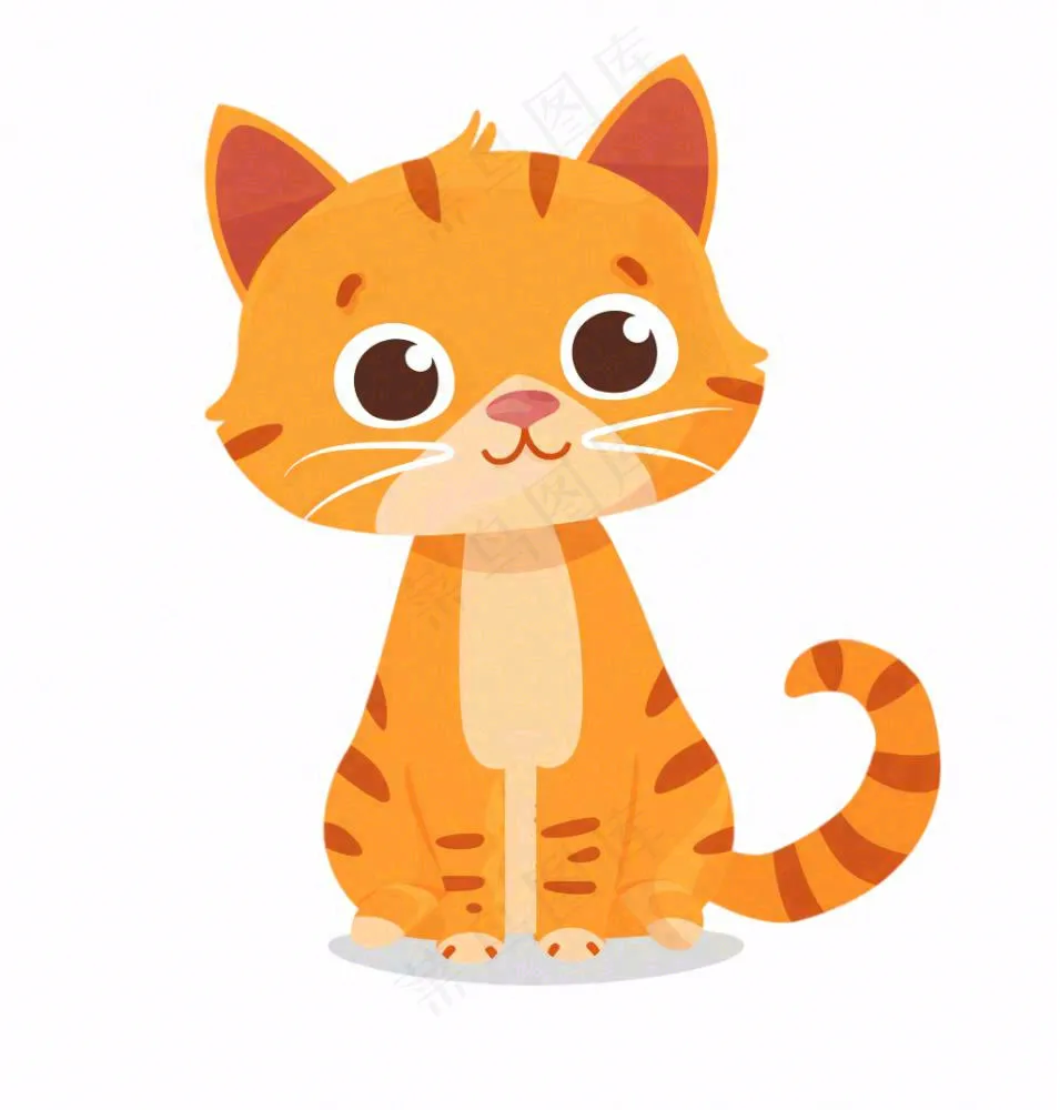 小猫猫咪宠物动物卡通插画免抠