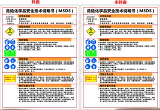 亚酸硝钠危险化学品安全技术说明展板设计CDR海报