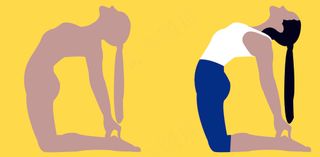 瑜伽骆驼式